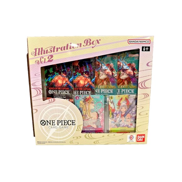 One Piece TCG Illustration Box Vol 2 Booster Pack Sealed Anime Card Game Collect